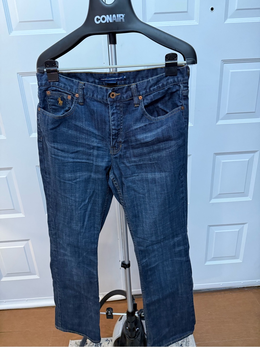 Ralph Lauren Women's Straight Leg Jeans in Dark Indigo - Picture 1 of 5